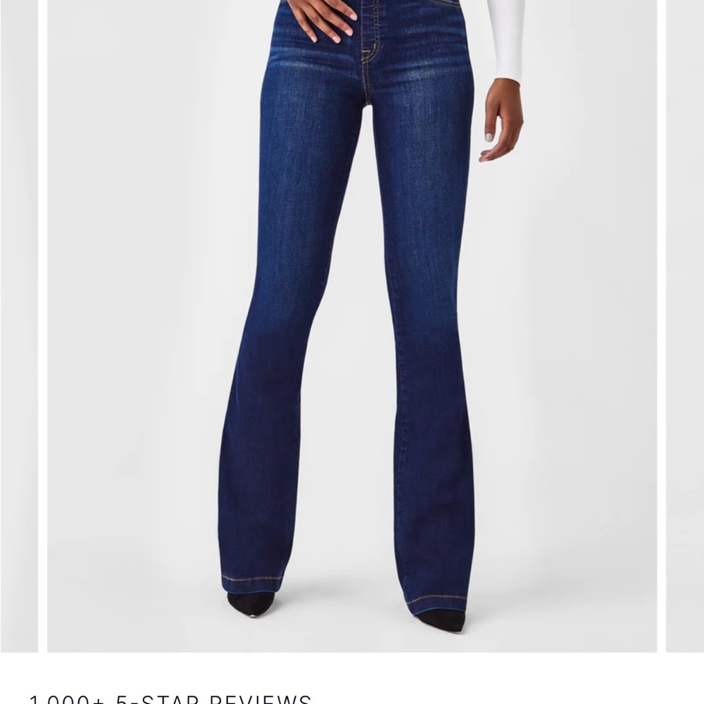 NWT Spanx flared Jeans